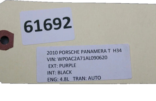 10-16 Porsche Panamera 970 Dashboard Dash Board Instrument Panel Cover Trim Oem