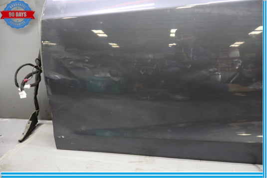 12-15 Tesla Model S Front Left Driver Side Exterior Door Shell Panel Black Oem