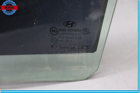 11-16 Hyundai Equus Rear Left Driver Side Door Window Auto Glass Panel Oem