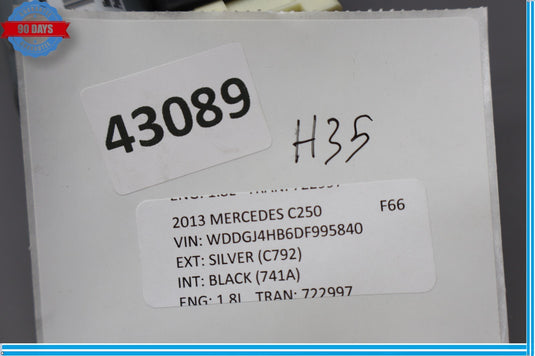 08-14 Mercedes C250 C350 W204 Panoramic Sunroof Sun Roof Motor Motors Oem
