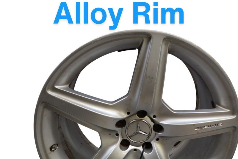 Load image into Gallery viewer, 07-11 Mercedes W216 CL63 AMG CL550 9.5 x 20 20" Rear Wheel Rim Silver Oem
