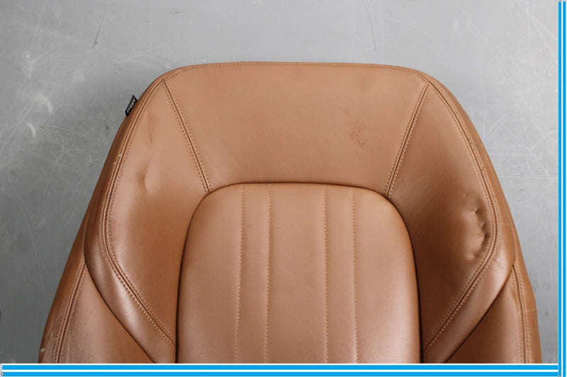 Load image into Gallery viewer, 14-17 Maserati Ghibli Front Right Side Top Upper Seat Cushion Cover Brown Oem
