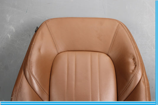 14-17 Maserati Ghibli Front Right Side Top Upper Seat Cushion Cover Brown Oem
