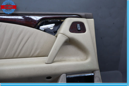 96-03 Mercedes W210 E430 E320 Rear Left Driver Interior Door Panel Black Oem