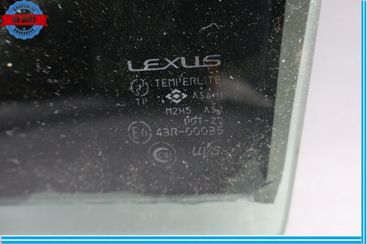 01-06 Lexus LS430 Rear Left Driver Side Door WIndow Auto Glass Oem