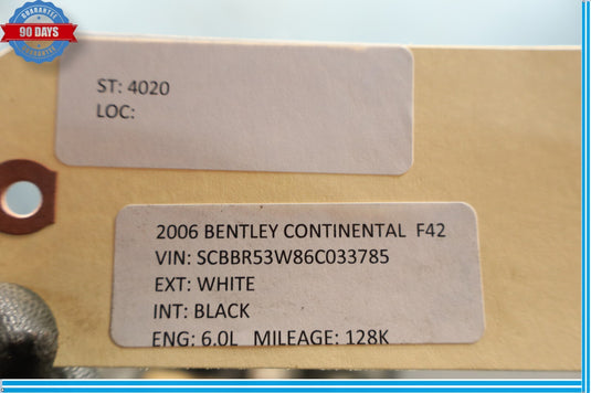03-12 Bentley Continental GT/GTC Flying Spur 6.0L W12 Engine OEM 128K MILES