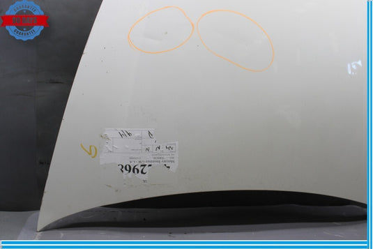 11-14 Porsche Cayenne 958 Hybrid S Hood Panel Assembly White Oem