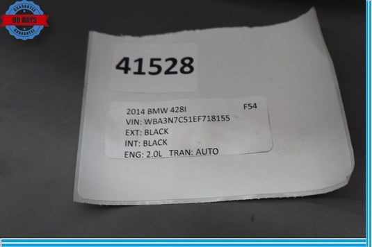 14-18 BMW 428i F33 Front Right Passenger Side Fender Assembly Oem