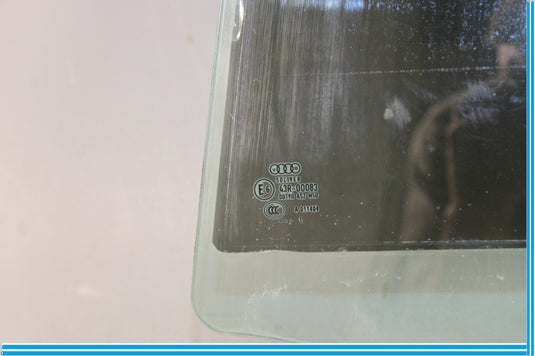 11-18 Audi A8 Rear Left Driver Side Door Window Auto Glass Oem