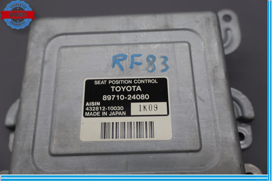 02-10 Lexus SC430 Front Right Side Seat Position Control Module Unit Oem