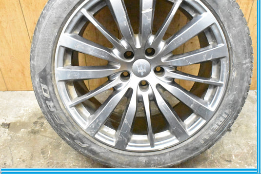 14-20 Maserati Ghibli 10JX19H2 19" Rear Light Alloy Speedline Rim Wheel Tire Oem
