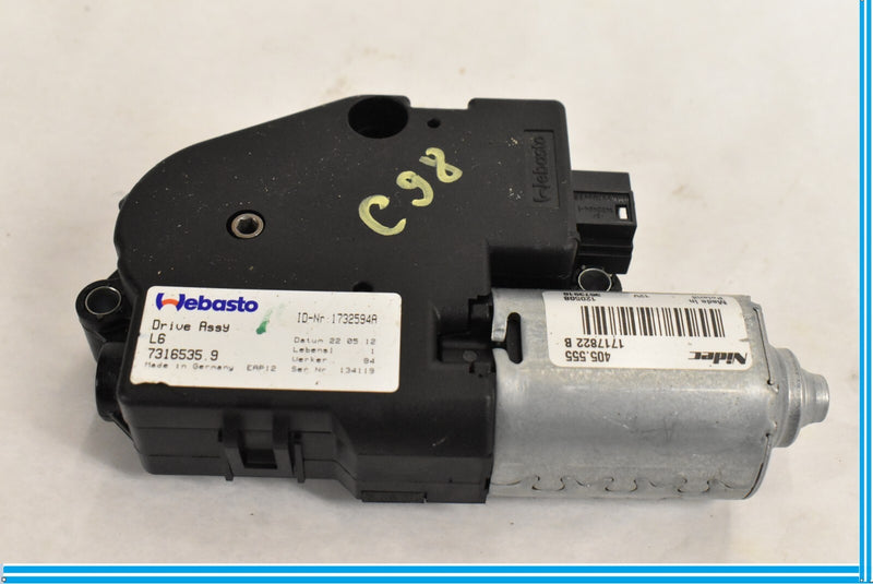 Load image into Gallery viewer, 11-16 BMW 528i 535i 550i F10 Sunroof Moon Roof Motor 7316535 Oem
