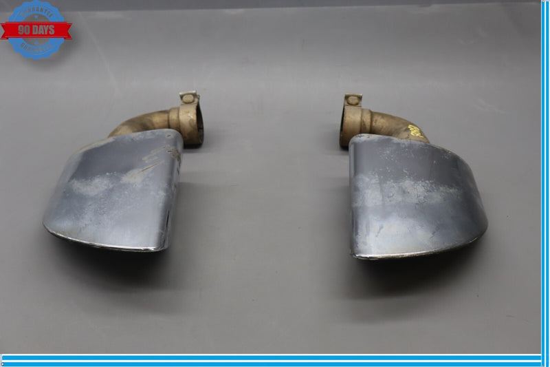 Load image into Gallery viewer, 11-17 Volkswagen Touareg Rear Left &amp; Right Side Exhaust Tail Pipe Tip Oem
