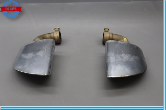 11-17 Volkswagen Touareg Rear Left & Right Side Exhaust Tail Pipe Tip Oem