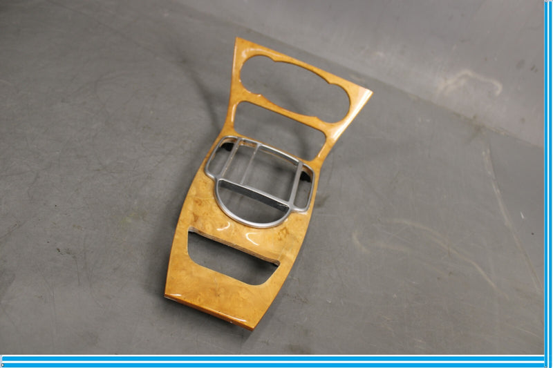 Load image into Gallery viewer, 03-12 Mercedes R230 SL550 SL500 Center Console Trim Bezel Walnut Wood Oem
