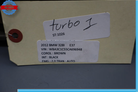 12-18 BMW 320i 328i 420i 428i F30 Turbocharger Turbo Charger W/ Exhaust Oem