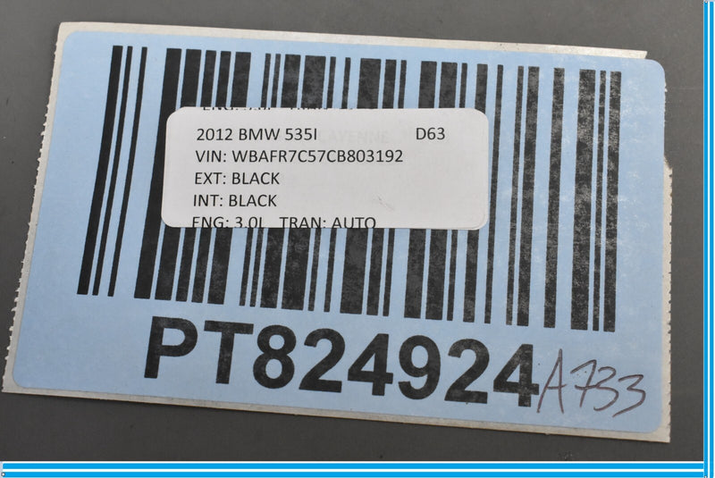 Load image into Gallery viewer, 11-16 BMW 528i 535i 550i F10 Right Passenger Side Sear Sun Visor Oem
