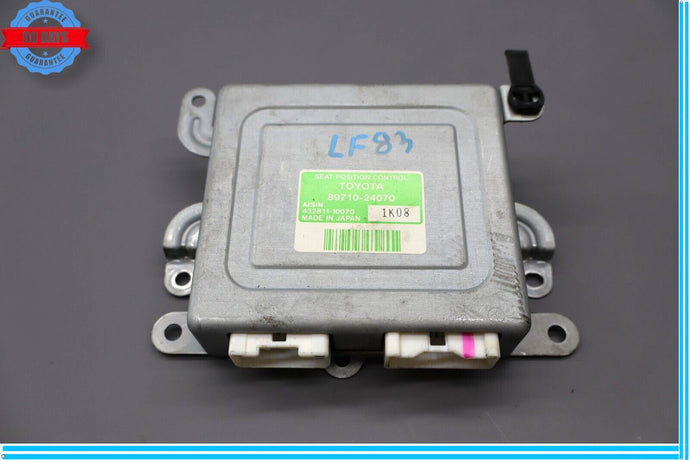 02-03 Lexus SC430 Front Left Driver Side Seat Position Control Module Unit Oem