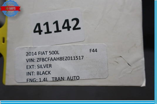 14-19 Fiat 500L Rear Left Driver Side Outer Door Shell Panel 68210470AA Oem