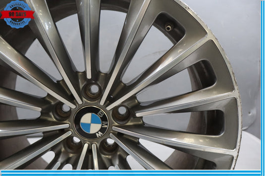 09-16 BMW 535i 740i 750i 8.5x19 19" Wheel Rim Silver R19 6775392 Oem