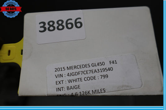 12-19 Mercedes GL450 GL550 Front Sub Frame Subframe Engine Crossmember Oem