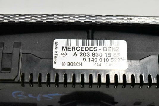 05-07 Mercedes W203 C240 AC A/C Heater Temp Climate Control Switch Oem