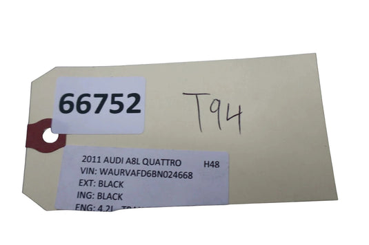 11-18 Audi A8 Quattro Front Right Door Sill Scuff Plate Lower Quarter Trim Oem