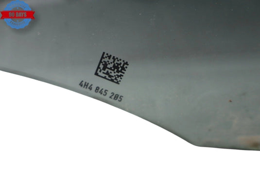 11-18 Audi A8 A8L Quattro Rear Left Driver Side Door Window Auto Glass Black Oem