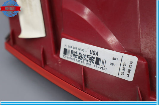 12-14 Mercedes C250 C350 Rear Left Driver Side Tail Light Taillight Lamp Oem