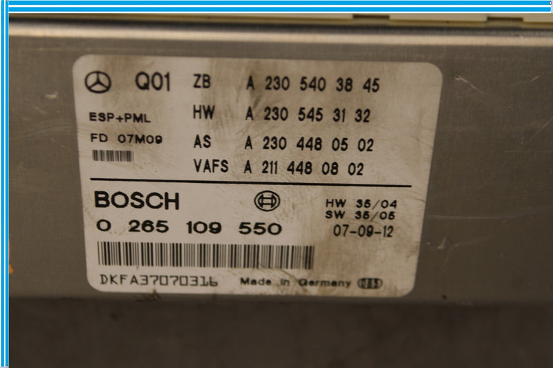 Load image into Gallery viewer, 03-08 Mercedes R230 SL550 Electronic Stability Control ESP ABS Module PML Oem
