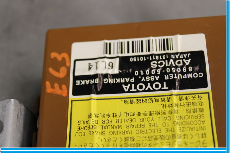 Load image into Gallery viewer, 07-09 Lexus LS460 Parking Brake Computer Control Module 89050-50010 Oem
