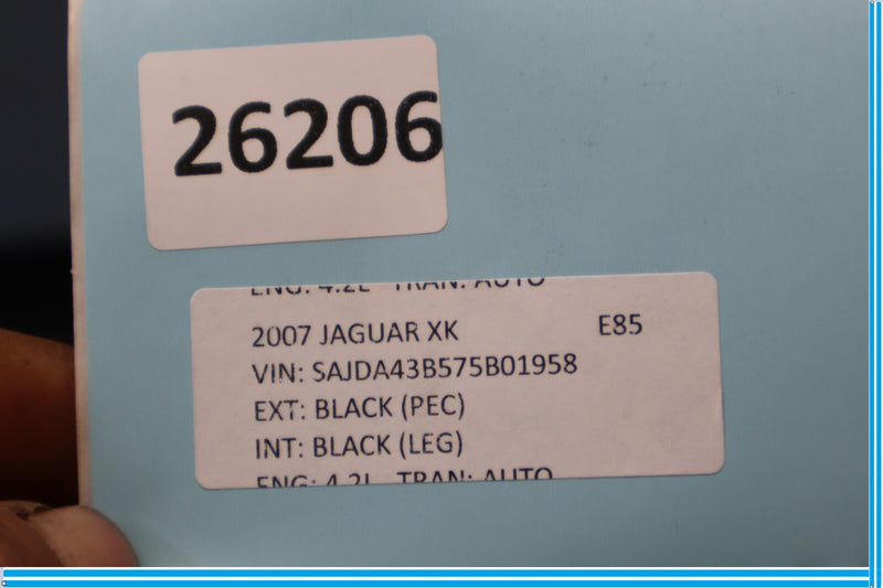 Load image into Gallery viewer, 07-15 Jaguar XK XKR X150 Front Hood Bonnet Panel Ebony Black Oem

