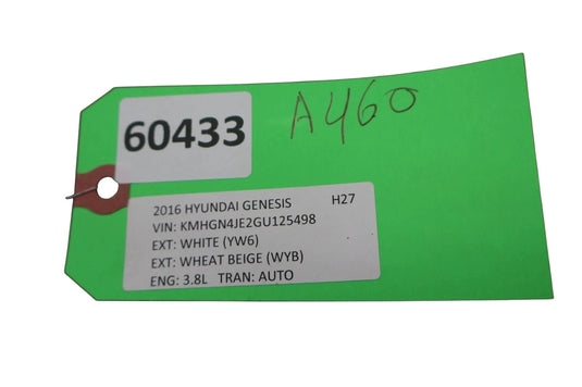 15-17 Hyundai Genesis G80 Front Right Side Seatbelt Retractor 88820B1510 Oem