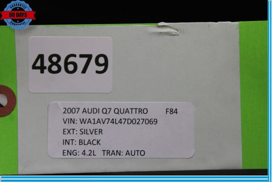 07-15 Audi Q7 4L Front Hood Bonnet Shell Panel Oem