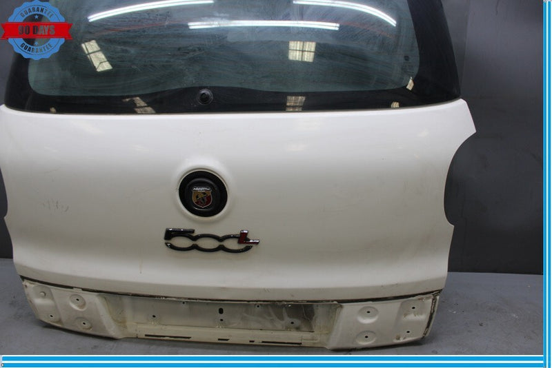 Load image into Gallery viewer, 14-17 Fiat 500L Rear Back Trunk Tailgate Liftgate Panel White Oem
