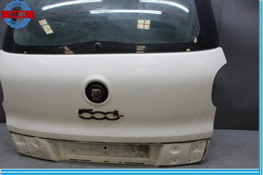 14-17 Fiat 500L Rear Back Trunk Tailgate Liftgate Panel White Oem