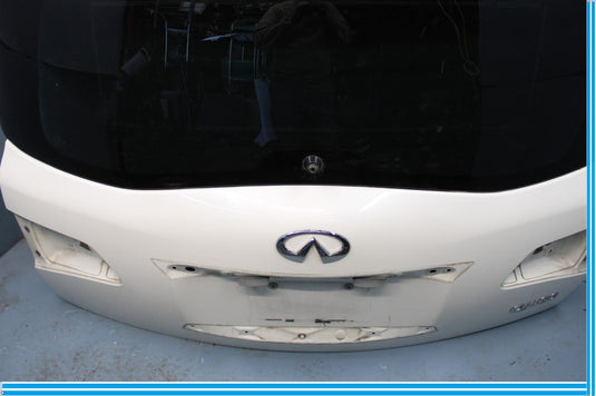 11-17 Infiniti QX56 QX80 Rear Liftgate Trunk Lid Hatch White (QAB) Oem
