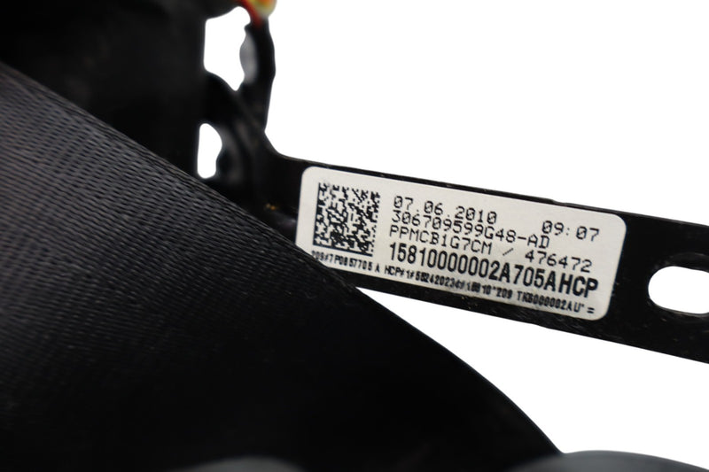 Load image into Gallery viewer, 11-18 Porsche Cayenne 958 Front Left Driver Side Seat Belt Seatbelt Black Oem
