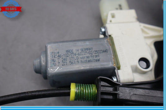 11-16 BMW 528i 535i 550i F10 Front Left Side Door Window Regulator Motor Oem