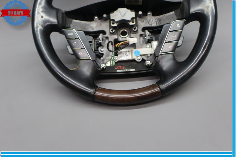 Load image into Gallery viewer, 11-13 Hyundai Equus SIG Front Steering Wheel Black Leather 561003N200 Oem
