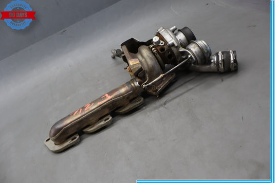 10-14 Mercedes S550 CL550 W221 Left Side Turbocharger Turbo Charger Manifold Oem