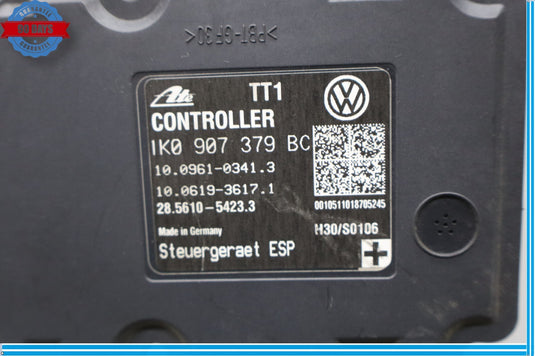 09-11 Audi A3 A3 Quattro ABS Brake Pump Module Unit 1K0907379 Oem