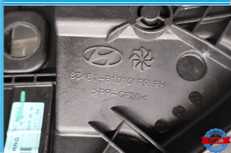 Load image into Gallery viewer, 15-20 Hyundai Genesis Rear Right Passenger Side Door Window Regulator Panel Oem
