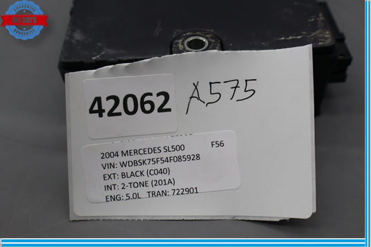 03-08 Mercedes R230 SL500 Convertible Top Roof Control Module Unit Oem