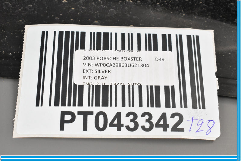 Load image into Gallery viewer, 97-04 Porsche Boxster Left Driver Side Windshield Cowl 99657256201 Oem

