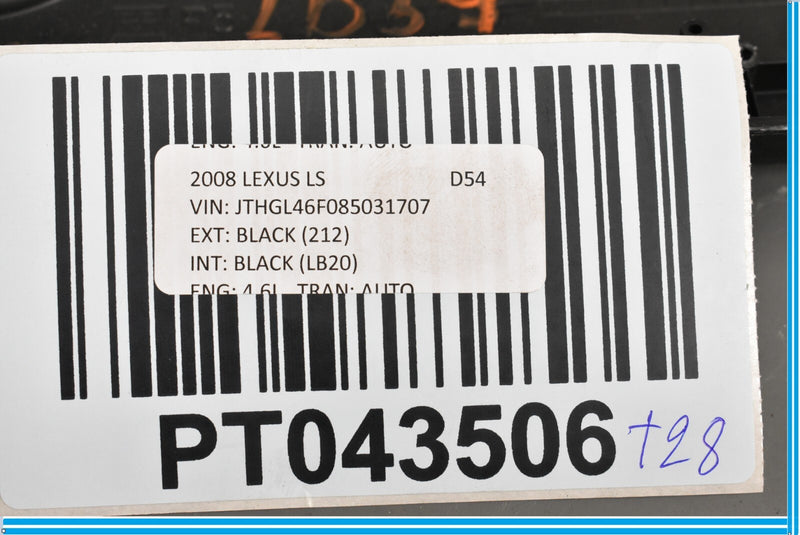 Load image into Gallery viewer, 07-12 Lexus LS460 Front Left Driver Side Seat Trim Cover Panel 7181250120 Oem
