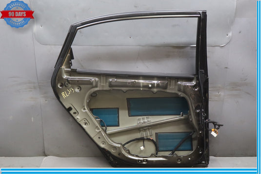 11-16 Hyundai Equus Rear Left Driver Side Exterior Door Shell Panel Black Oem