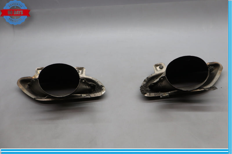 Load image into Gallery viewer, 11-16 Hyundai Equus Rear Left &amp; Right Side Bumper Exhaust Muffler Tips Set Oem
