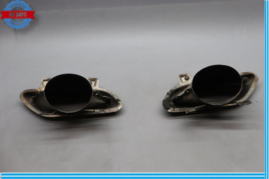 11-16 Hyundai Equus Rear Left & Right Side Bumper Exhaust Muffler Tips Set Oem