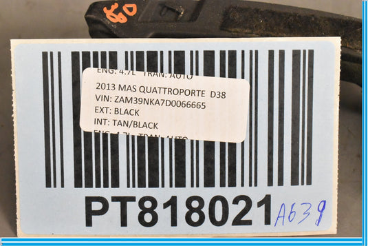 04-13 Maserati Quattroporte Left Driver Inner Door Handle Pull Bracket Oem